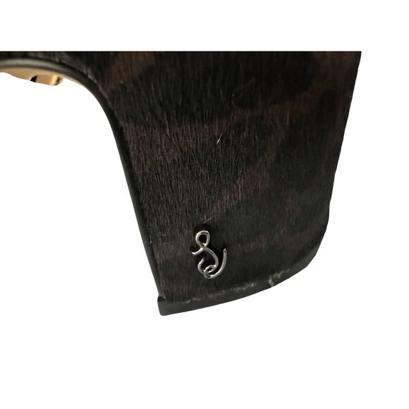 Sam Edelman Leopard Print Calf Hair Ankle Boots Size 6 NWOT - Picture 7 of 9